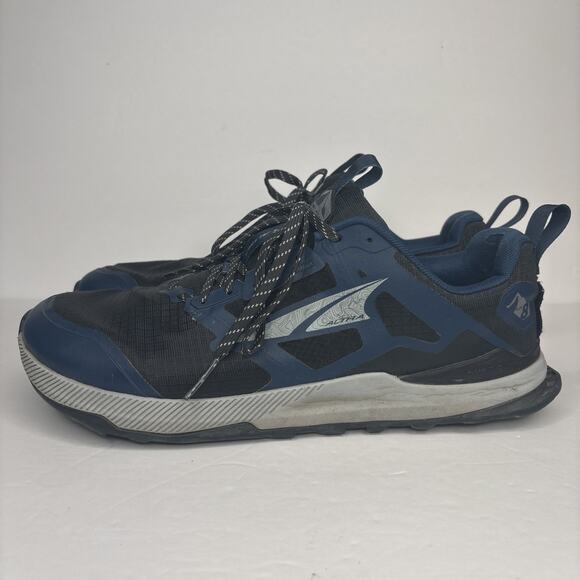 Altra Shoes Mens Size 12 Blue Lone Peak 8 Trail Running Not Original Insoles - Picture 1 of 13